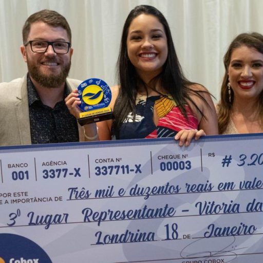 3° Lugar: Melhor Representante 2019 - Vitória da Silva